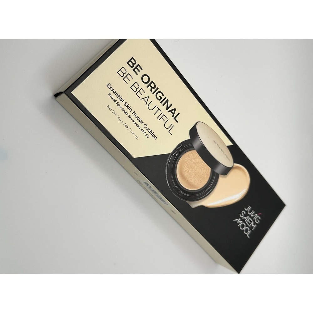 Jung Saem Mool Essential Skin Nuder Cushion Bundle 19 Light SPF 50 3-Piece Set - Picture 4 of 7